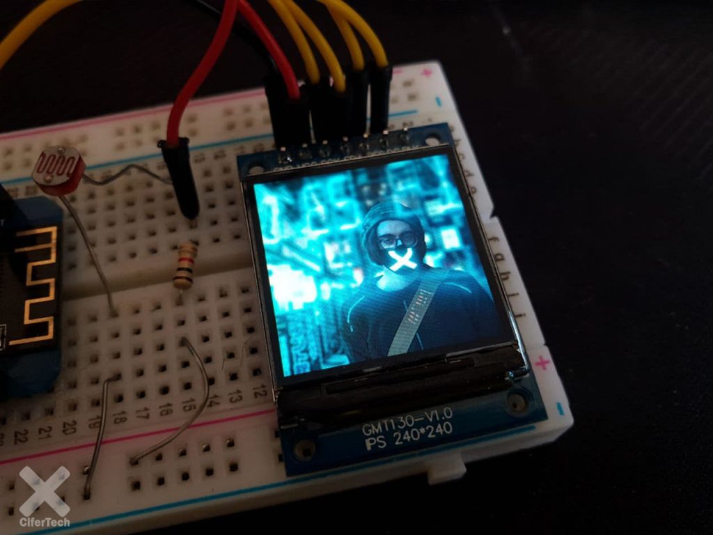 Display images on the TFT LCD ST7789+Arduino
