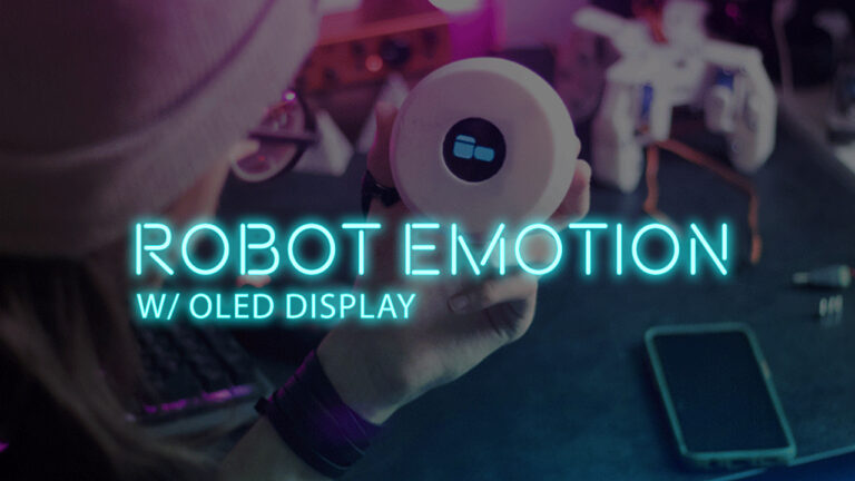 Show Emotion for the robot with Oled display